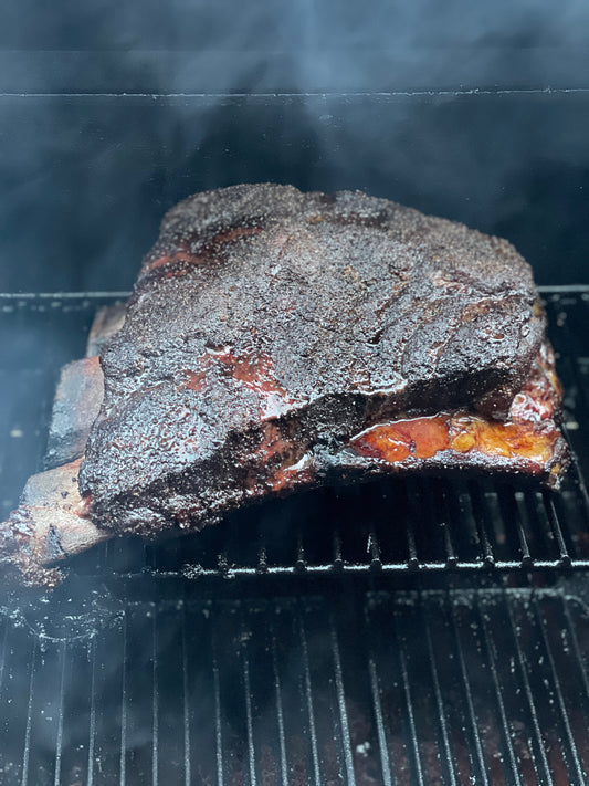 Mesquite-Smoked Dino Beef Ribs