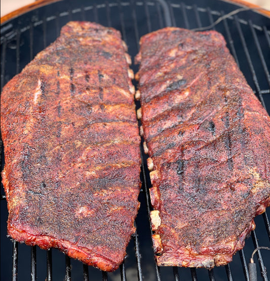 Mesquite Smoked Pork Spareribs