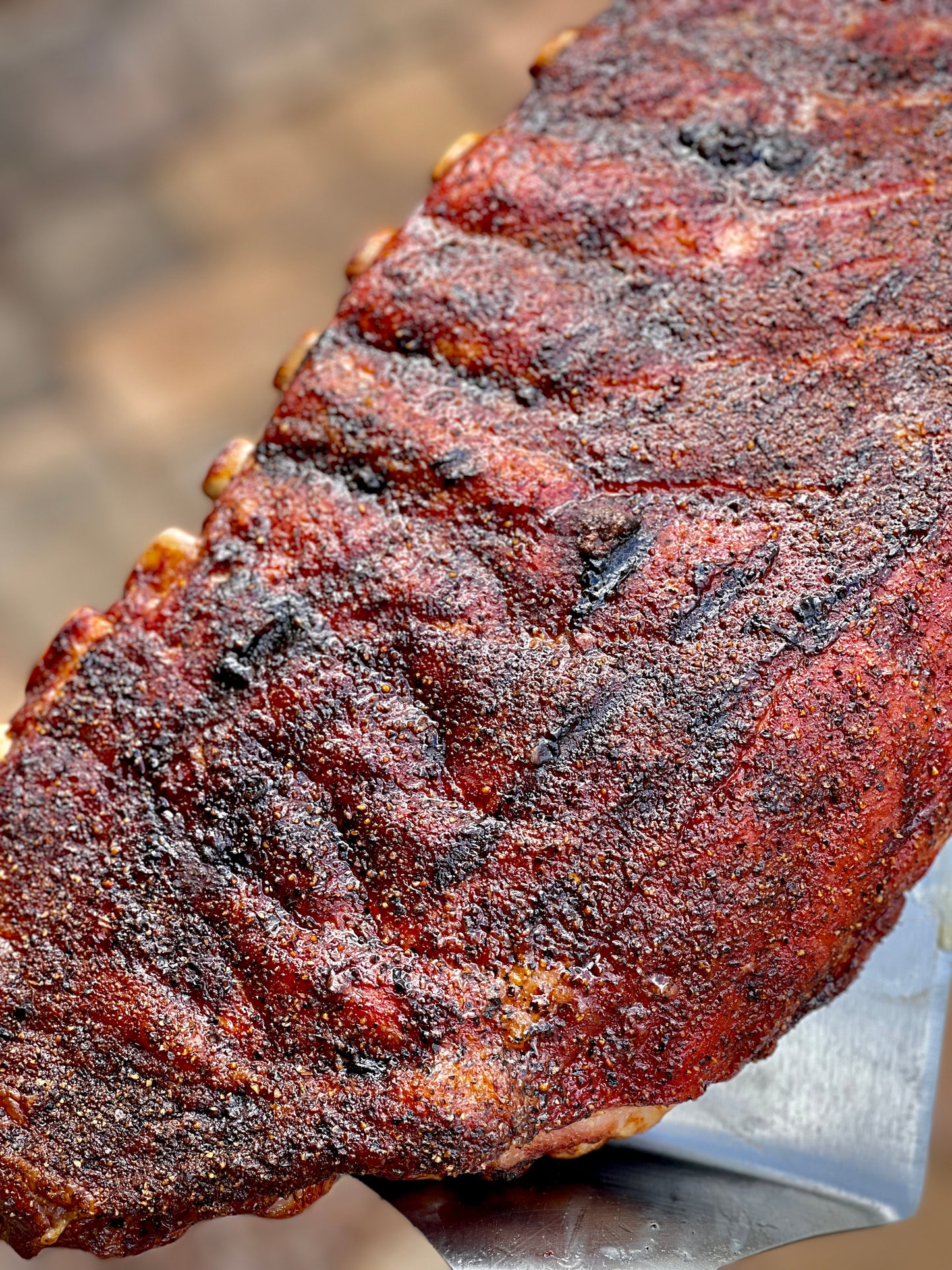 Mesquite Smoked Pork Spareribs