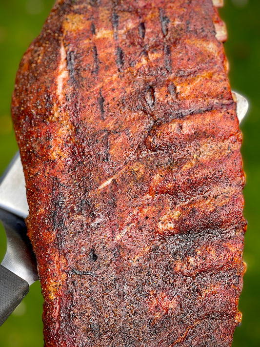 Mesquite Smoked Pork Spareribs